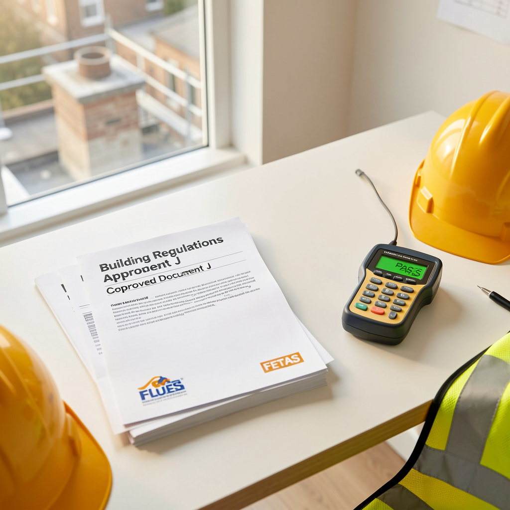 HETAS compliance certificate and stove installation documentation